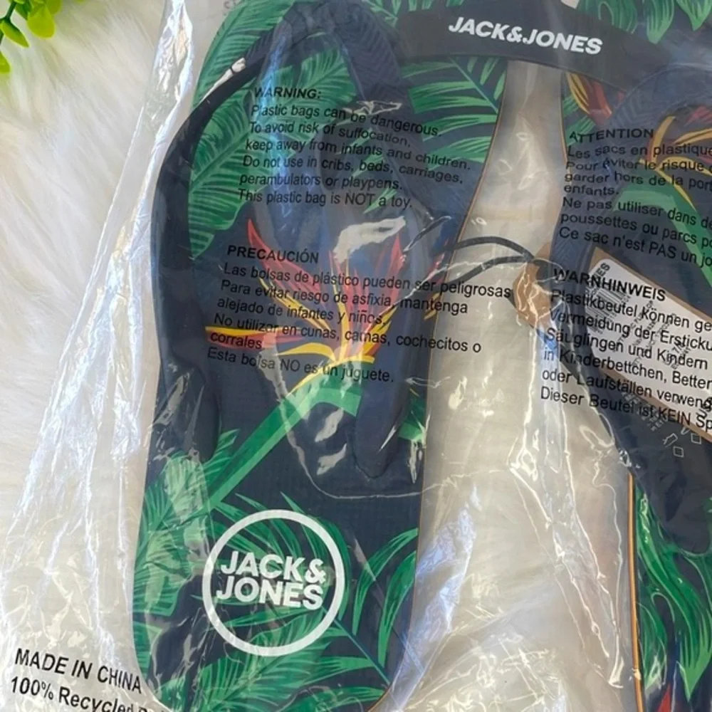 Jack & Jones “Tropic Navy Blazer” Flip‎ Flops